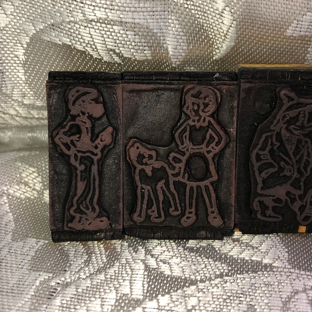 Little Orphan Annie Antique Vintage Rubber Stamps RARE